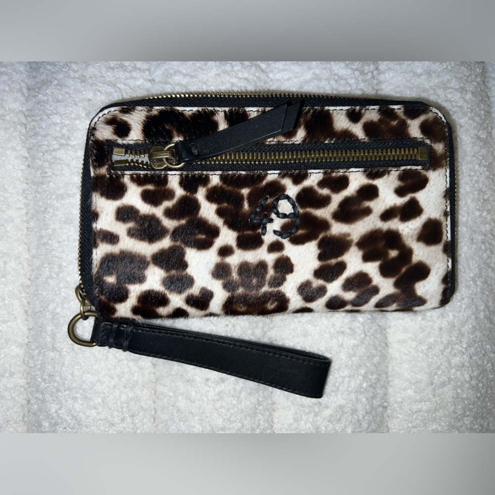 Clingy Wallet in Calf hair by Square Mile | San Francisco